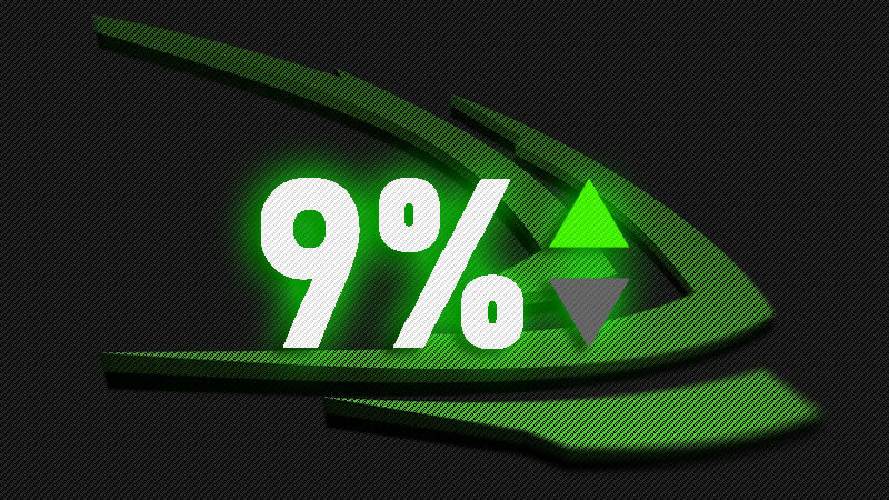 Nvidia - The share price jumped 9% ahead of earnings