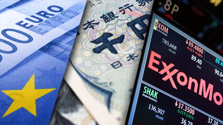 Stocks rise and the yen slides